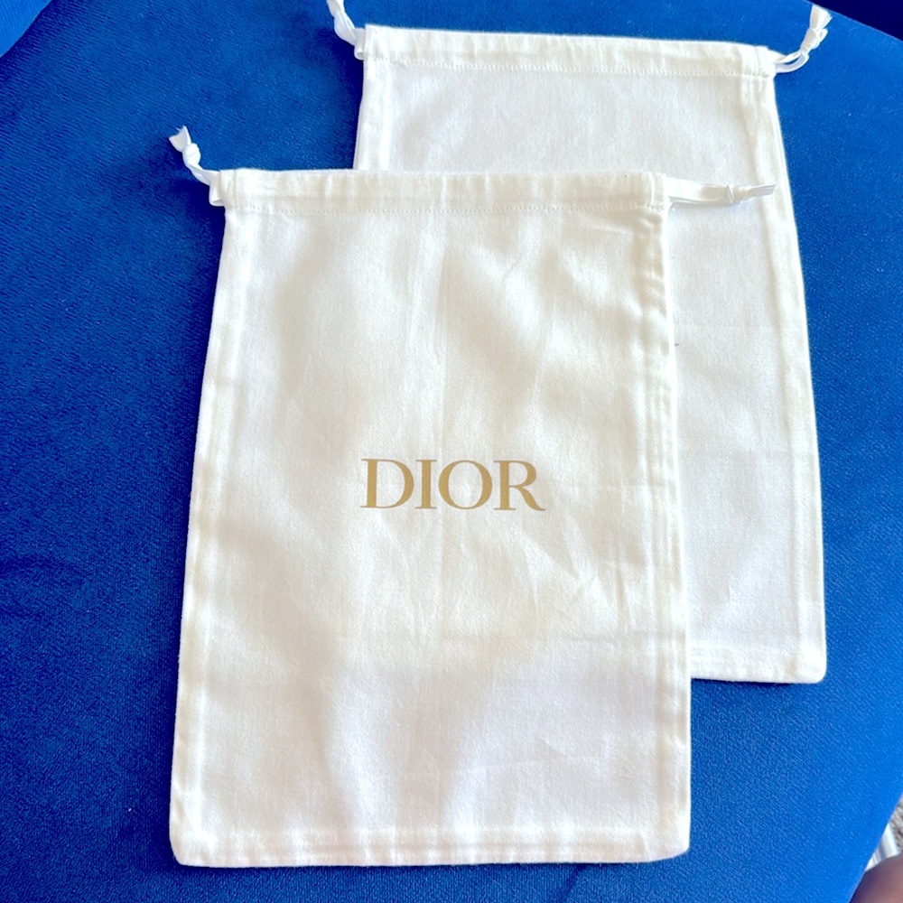 Dior shoe dust bag